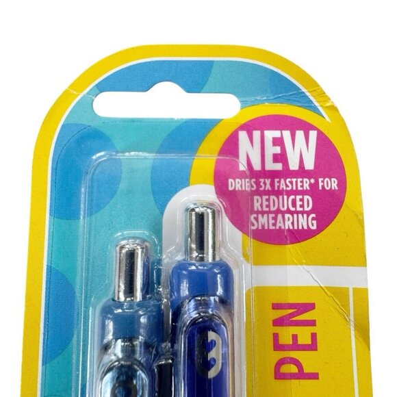 NEW Paper Mate Inkjoy Gel Pens Medium Point Slate Blue and Pure Blue 2-Pack - Picture 5 of 6